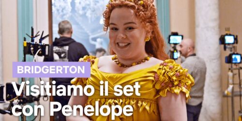 Bridgerton, sul set con Penelope Featherington