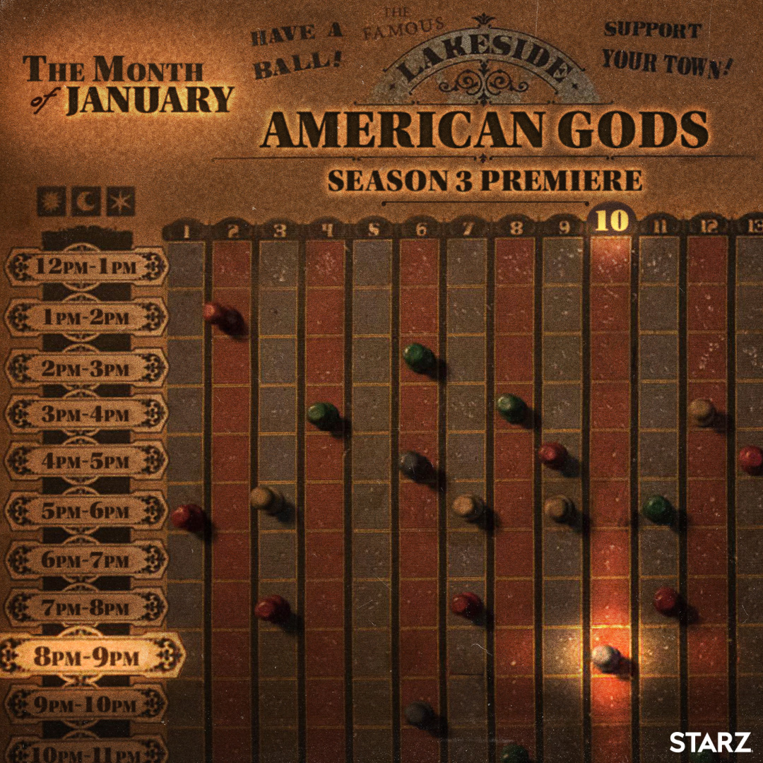 Premiere di American Gods 3 su Starz