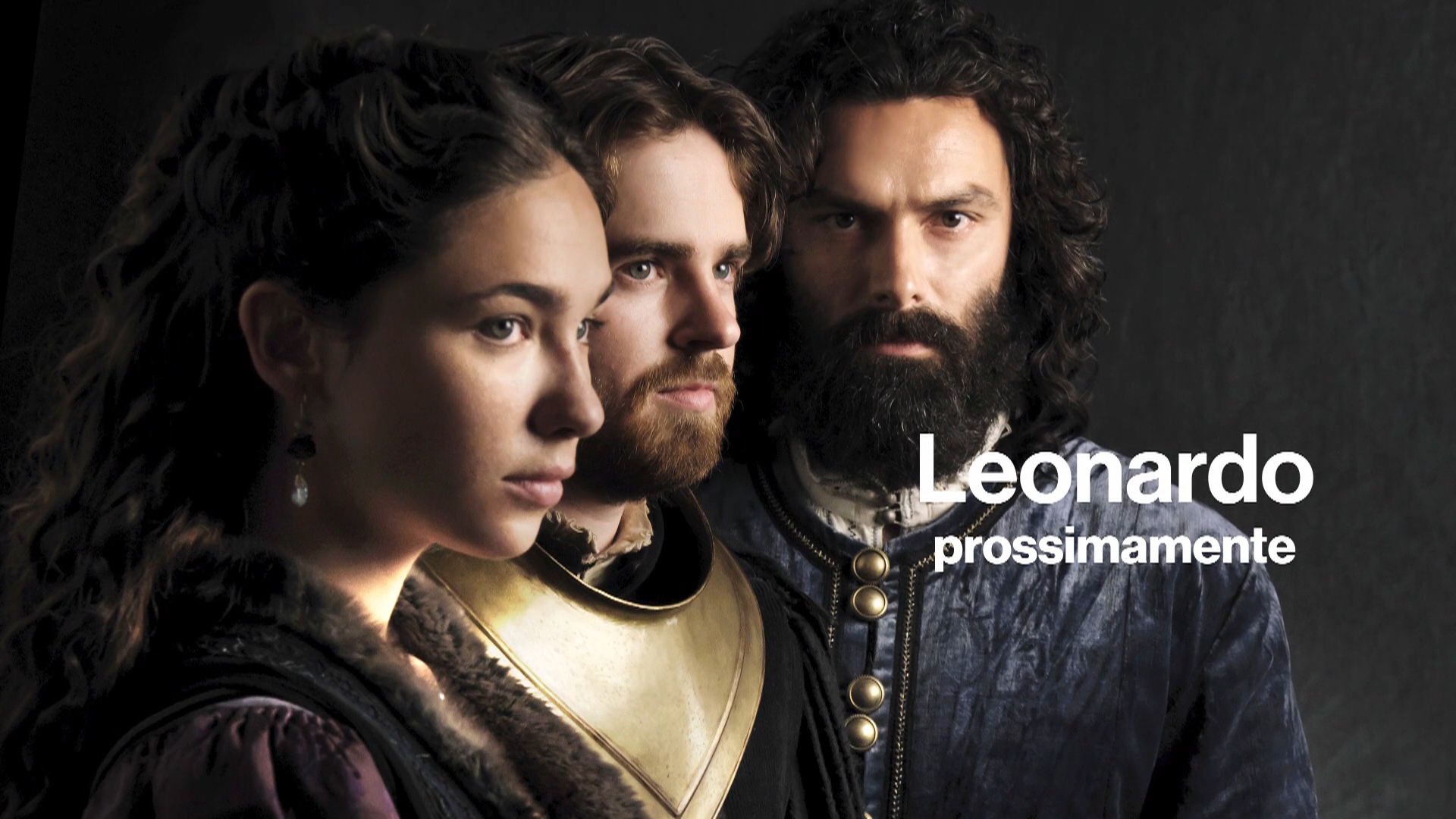 Leonardo, teaser serie RAI con Aidan Turner e Matilda De Angelis