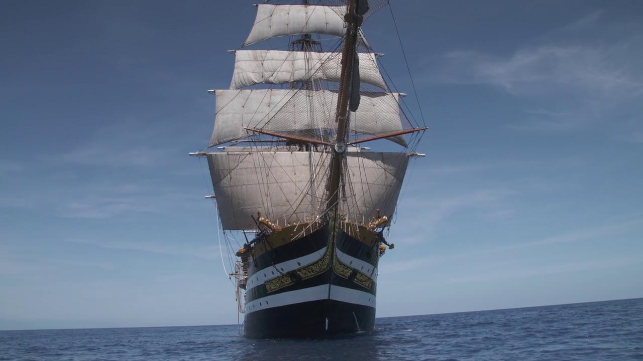 L'Italia delle navi Amerigo Vespucci [credit: History Channel]