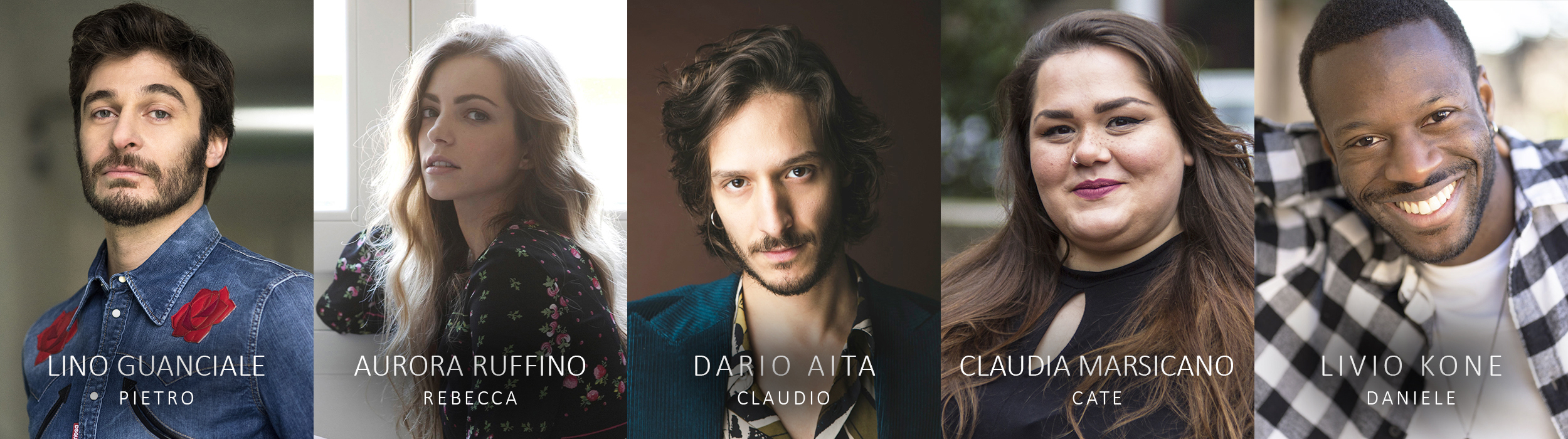 Il cast principale di NOI, l'adattamento italiano della serie americana This is us