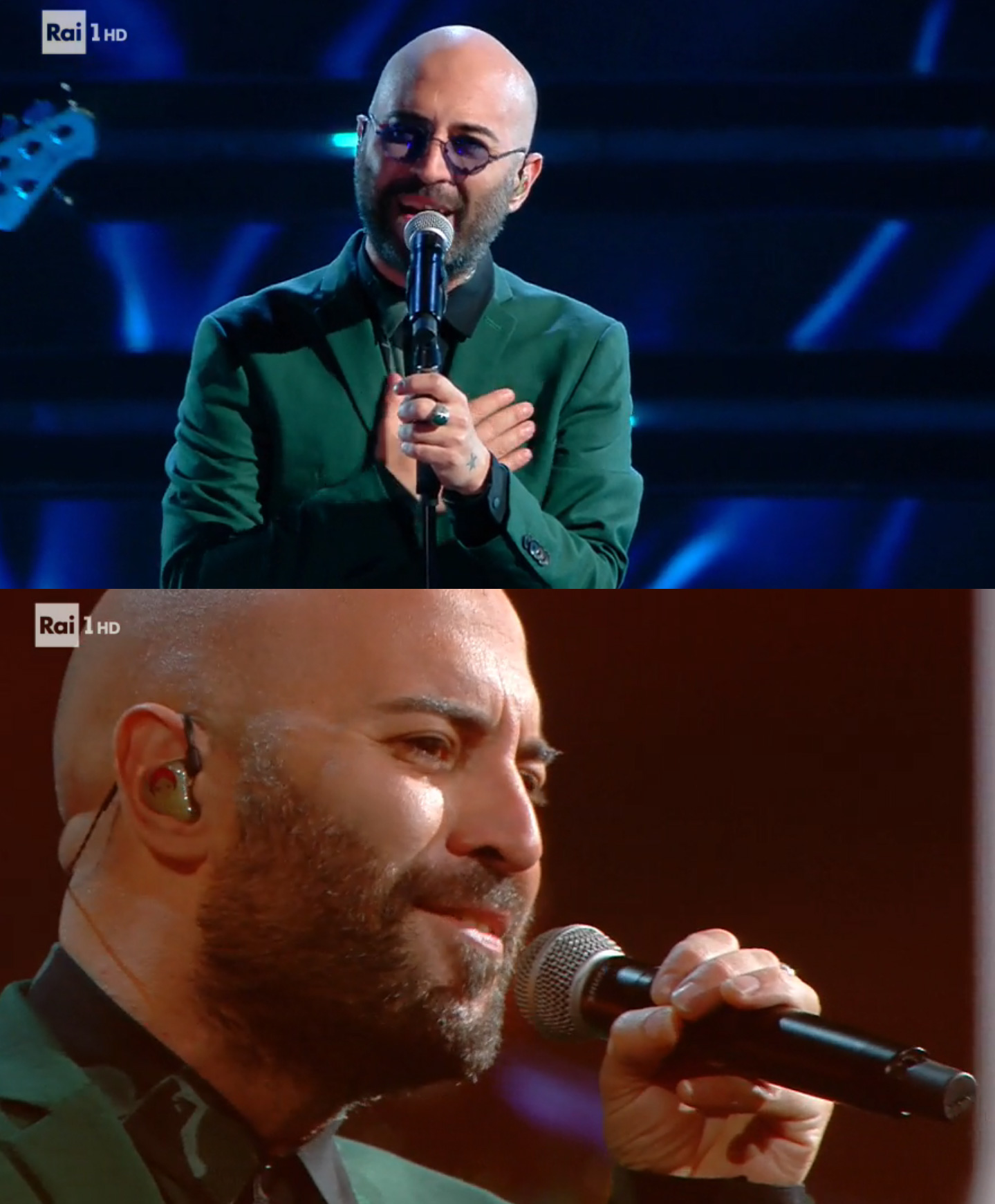 Sanremo 2021, terza serata: I Negramaro [credit: RaiPlay]