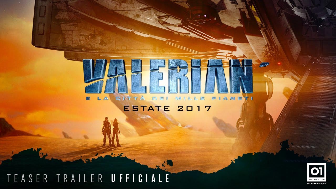 Teaser Trailer Valerian e la città dei mille pianeti