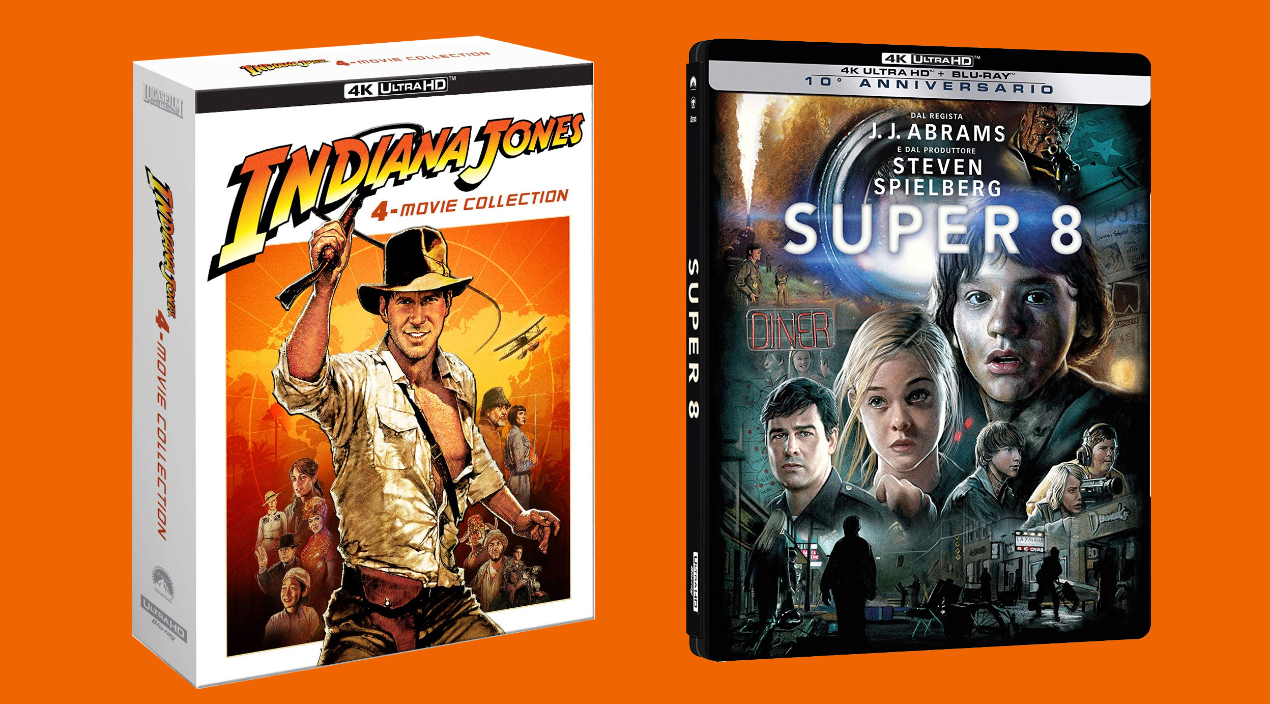 Indiana Jones 4-Movie Collection e Super 8