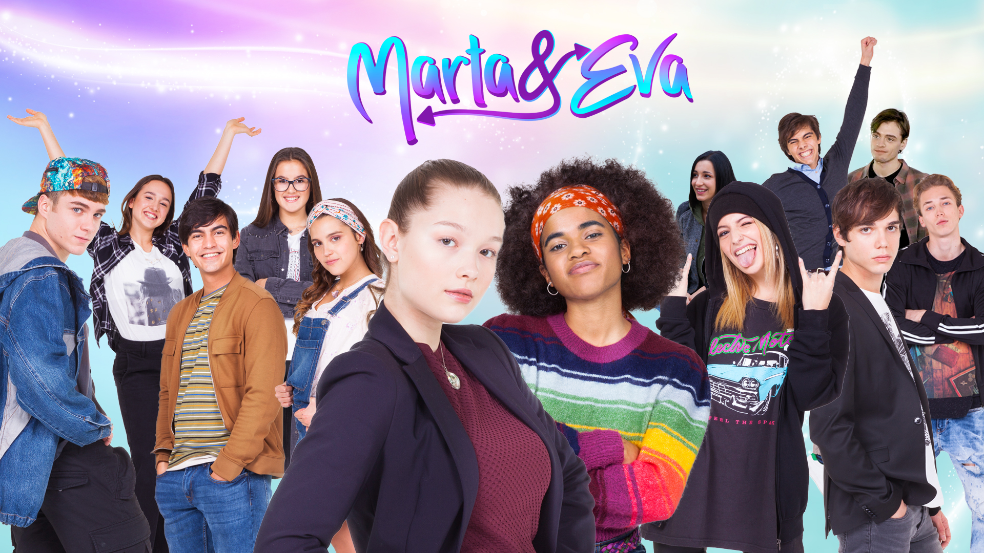 Il cast di Marta e Eva