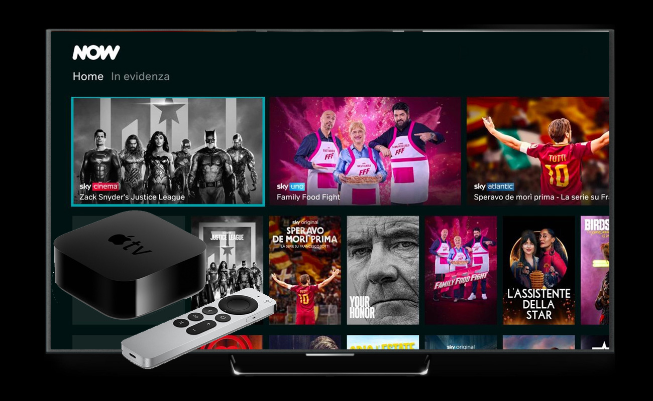 NOW su Apple TV