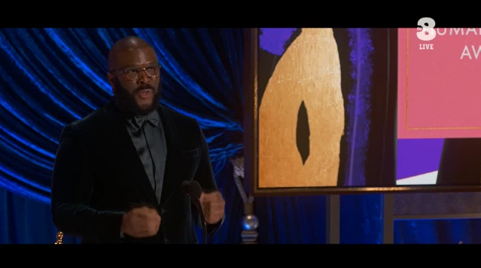 Oscar 2021 - Live - Jean Hersholt Humanitarian Award a Tyler Perry