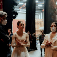 Foto dal set di Corpo di ballo