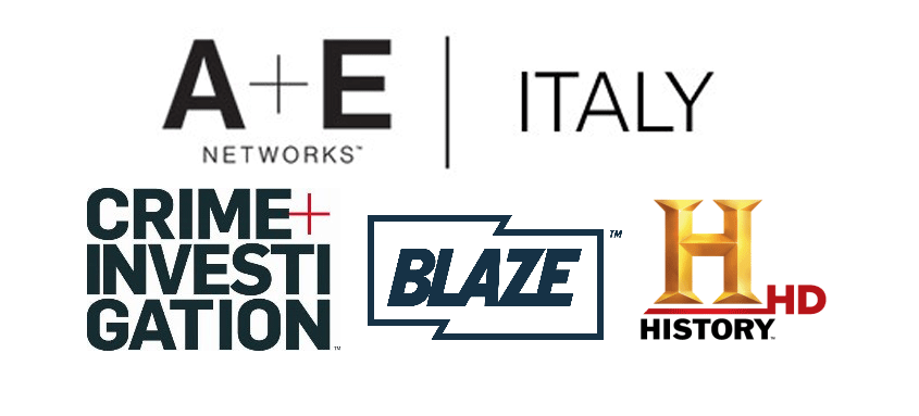 Blaze, History Channel e CrimeInvestigation