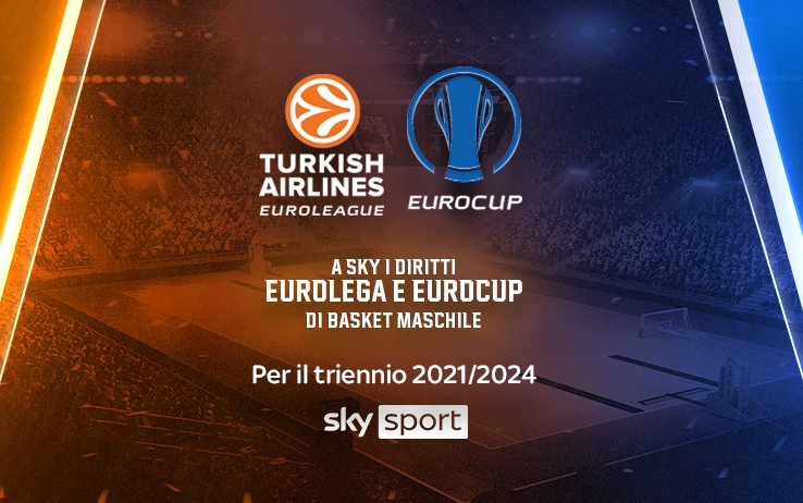 Basket, su Sky EuroLega e EuroCup maschili fino al 2024