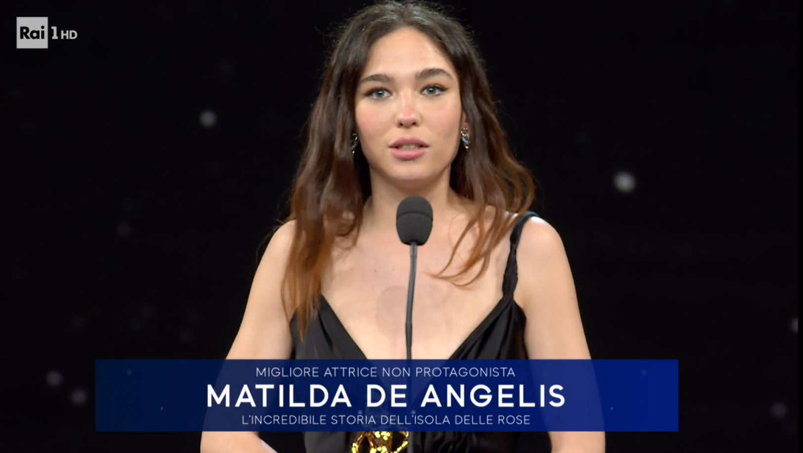 David di Donatello 2021  - Miglior Attrice Non Protagonista a Matilda De Angelis per 'L'incredibile storia dell'Isola delle Rose'