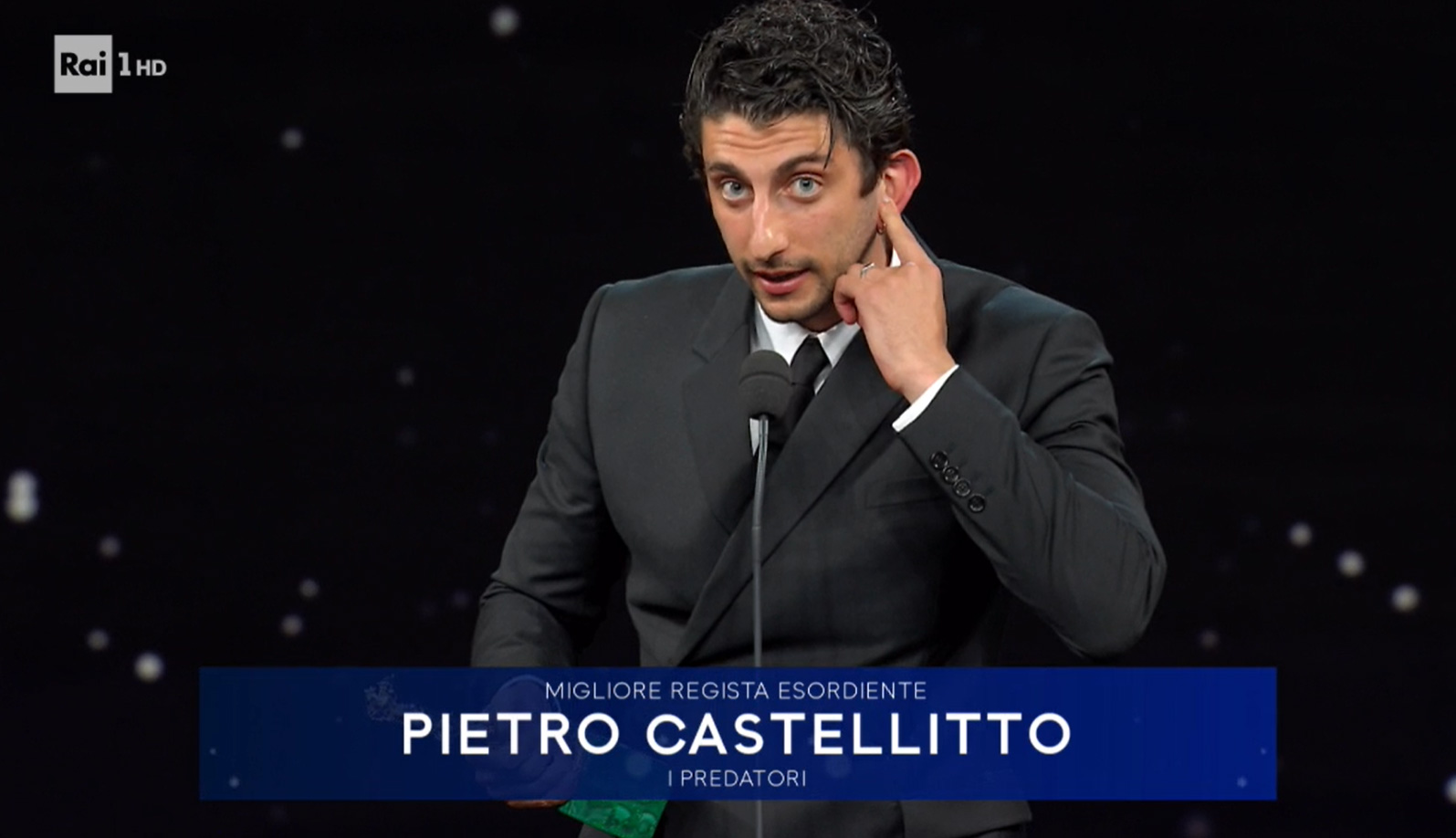 David di Donatello 2021  - Miglior Regista Esordiente a Pietro Castellitto per 'I predatori'