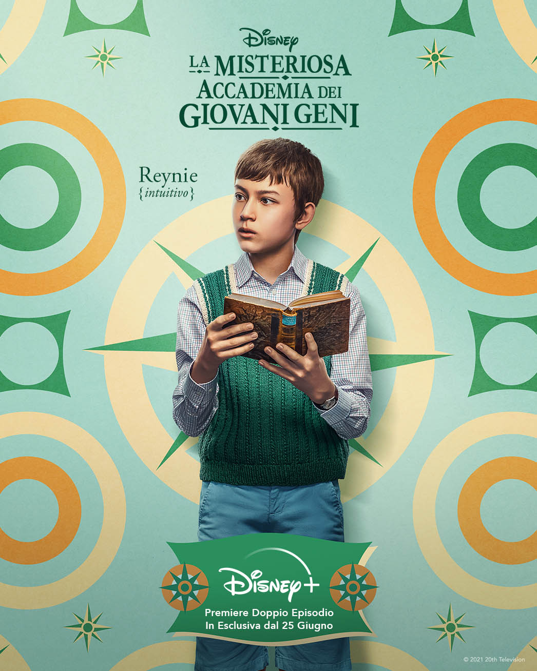 Poster del personaggio Reynie in 'La Misteriosa Accademia dei Giovani Geni'