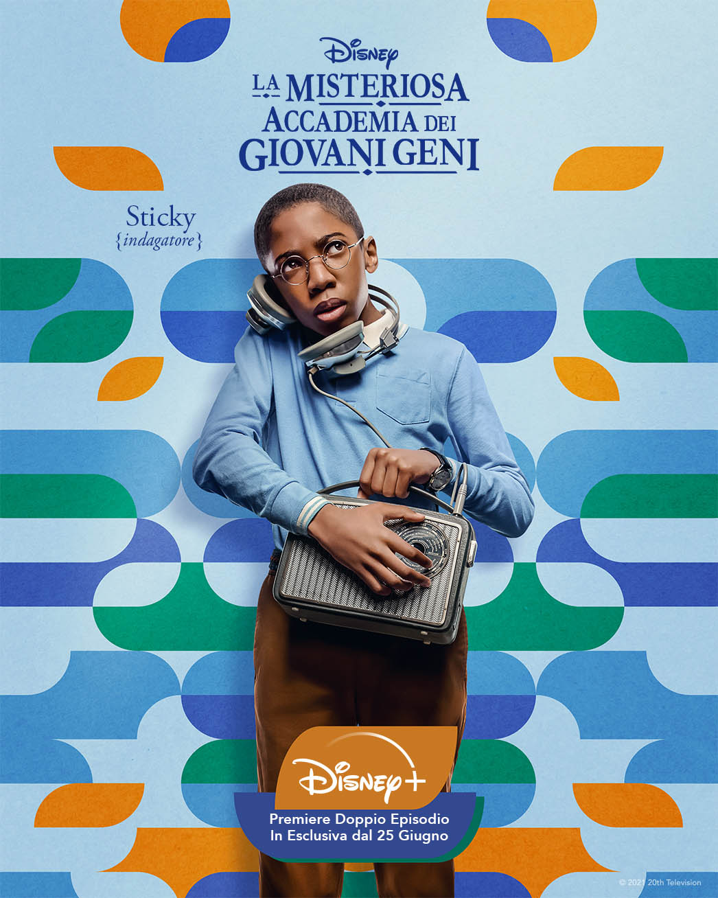 Poster del personaggio Sticky  in 'La Misteriosa Accademia dei Giovani Geni'