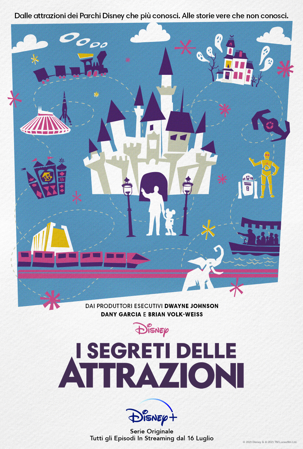 Poster I segreti delle attrazioni Disney