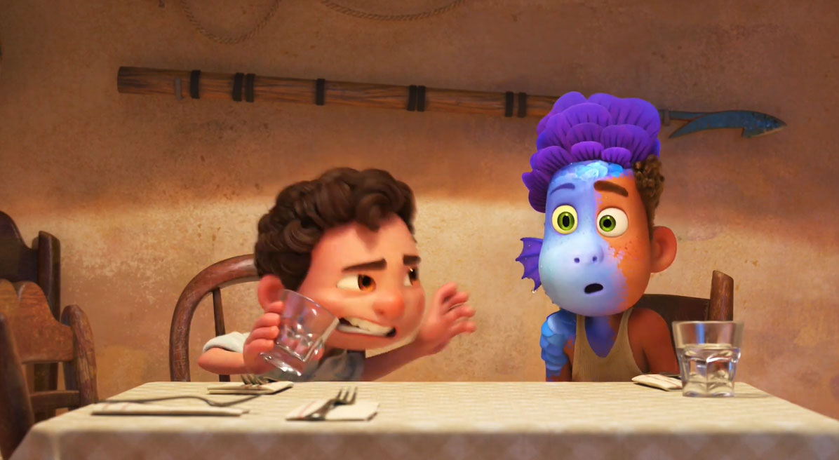 Mostri Marini: clip dal film Luca di Disney e Pixar, su Disney Plus