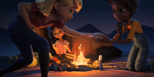 Le Tre amiche attorno al fuoco: clip dal film Spirit – Il Ribelle