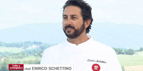 A Cotto e Mangiato – Il menù si sfidano gli chef Andrea Mainardi e Enrico Schettino