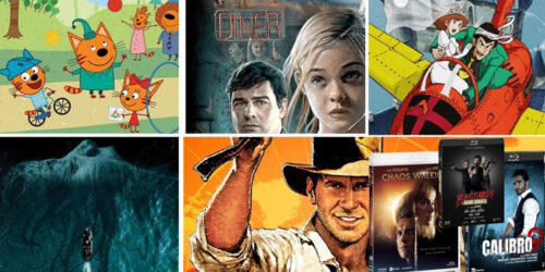 Indiana Jones e Super 8 in 4k, Alice e Peter, Chaos Walking, Calibro 9 e Bastardi A Mano Armata in DVD e Blu-ray