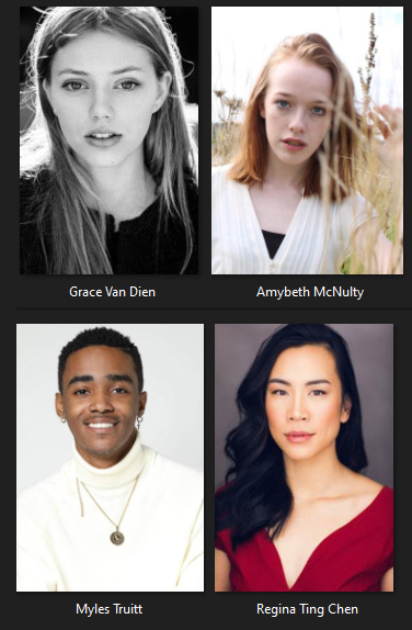 Amybeth McNulty, Myles Truitt, Regina Ting Chen e Grace Van Dien new entry del cast di Stranger Things 4 [credit: courtesy of Netflix]