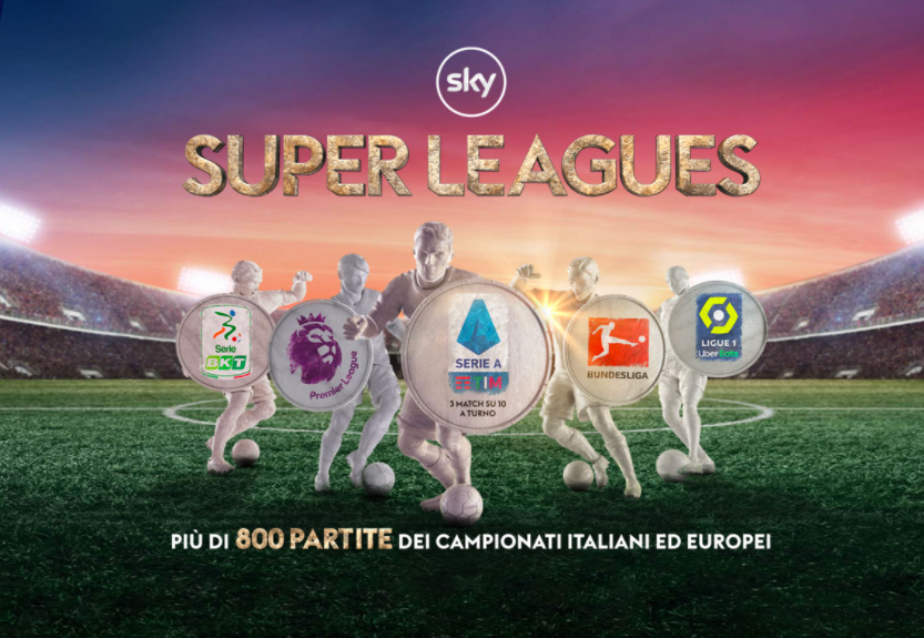 Sky Calcio dal 1 Ottobre 2021