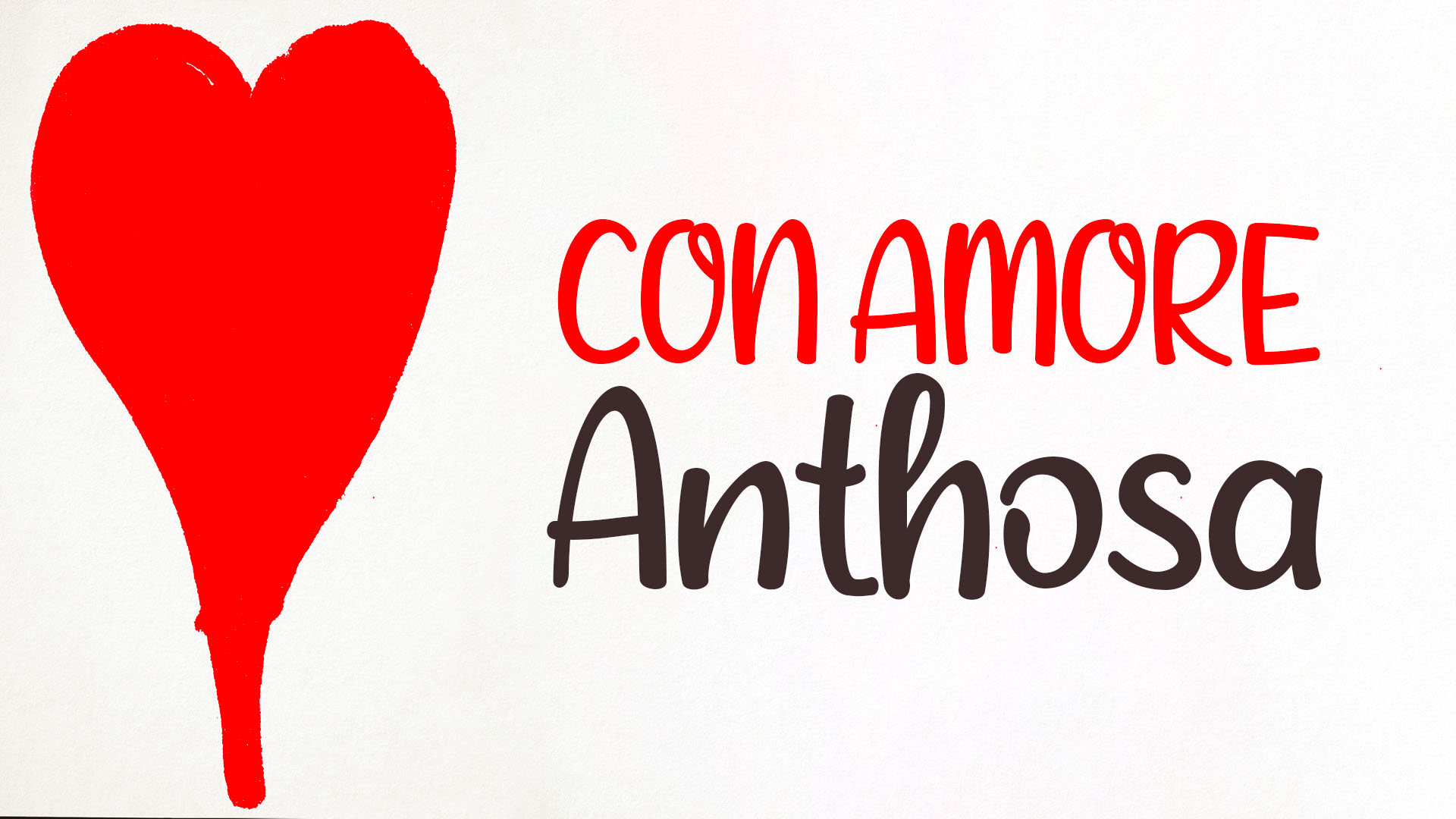 Poster Con amore, Antosha
