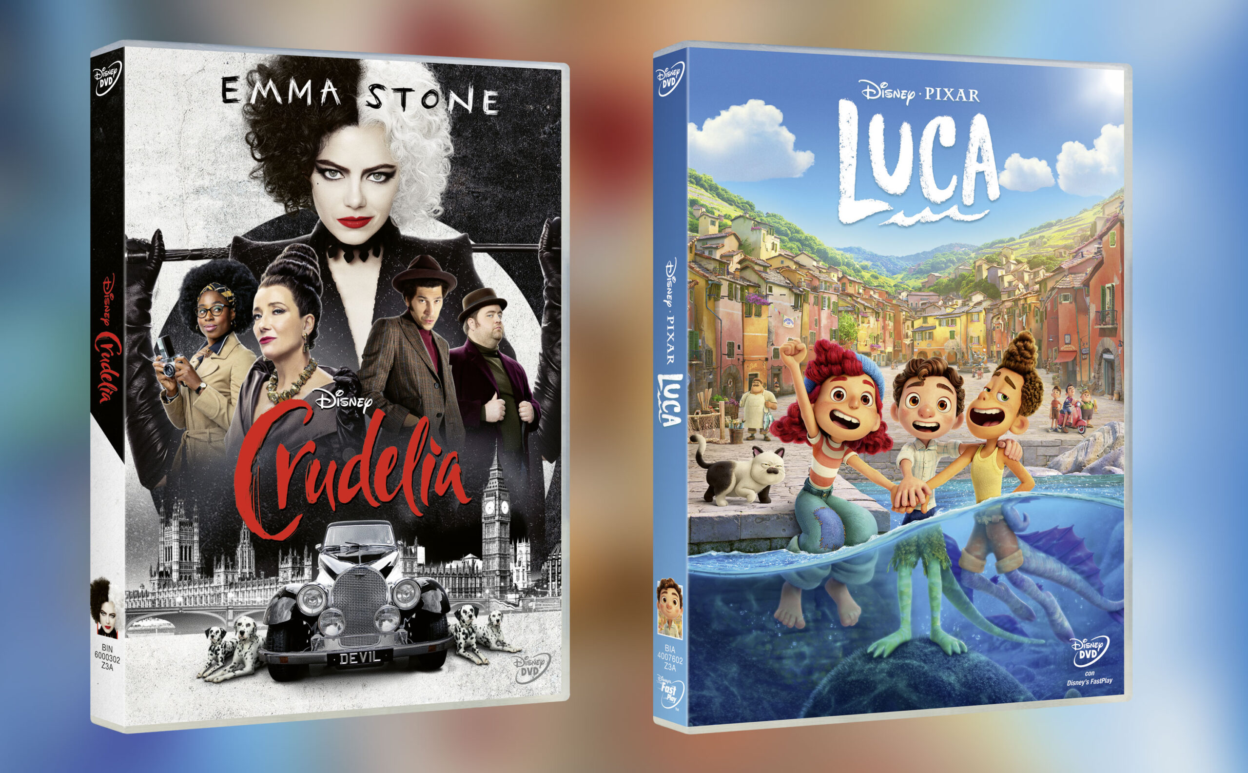 Crudelia e Luca in DVD e Blu-Ray