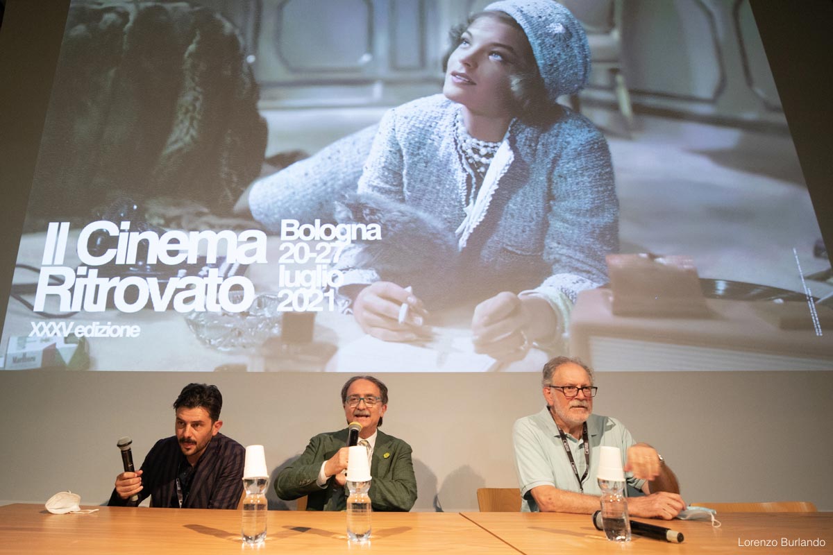 Presentazione del film 'Fascista' di Nico Naldini al festival Il Cinema Ritrovato il 21 Luglio 2021 [credit: foto di Lorenzo Burlando; courtesy of Ufficio stampa Cineteca di Bologna]