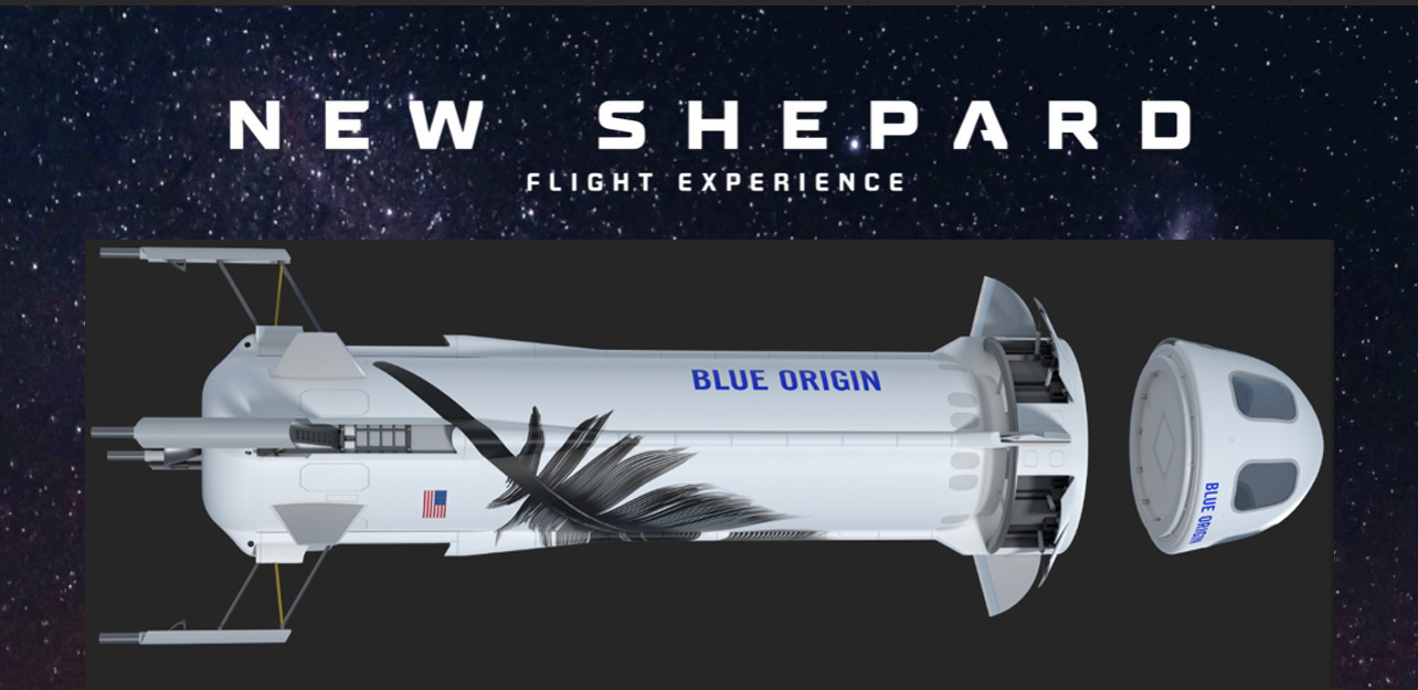 Il lancio della New Shepard di Jeff Bezos