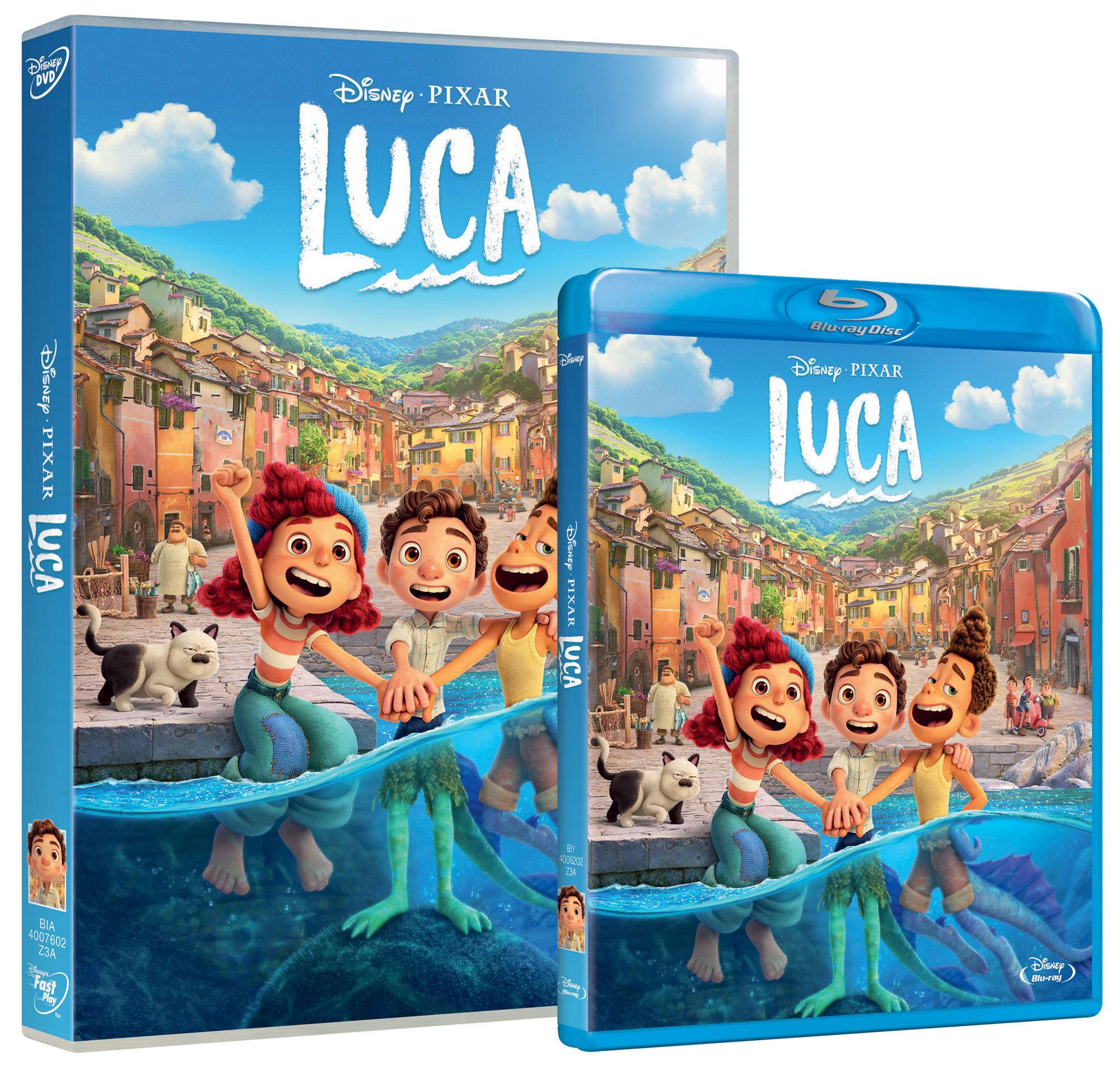 Luca nei formati Blu-Ray e DVD