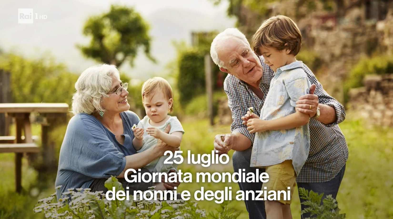 Rai per la 1a Giornata Mondiale dei Nonni e degli Anziani