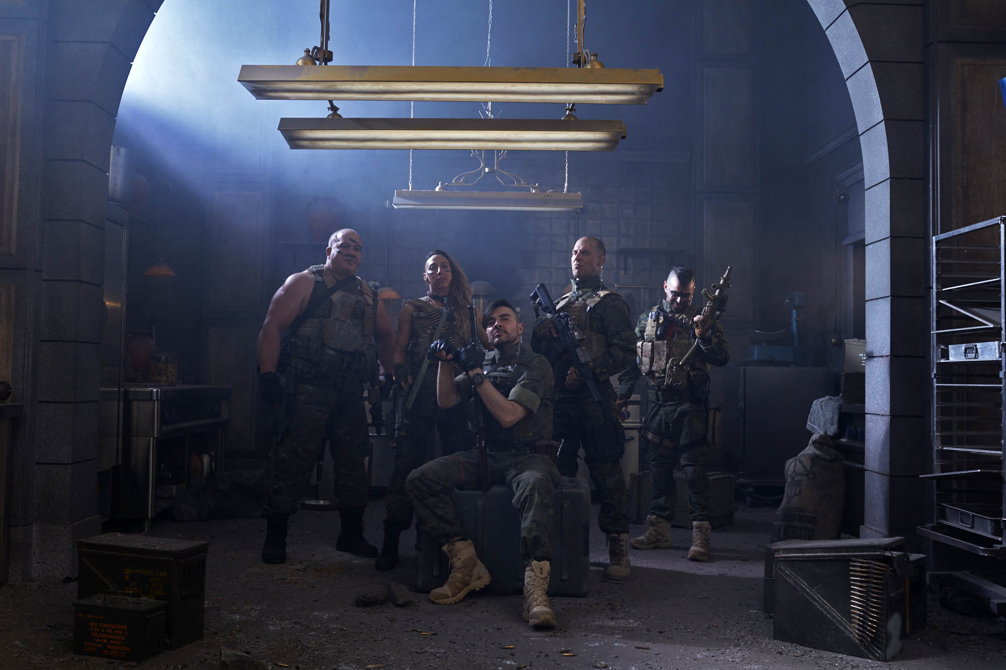 La Military Squad in La casa di carta (stagione 5) [credit: courtesy of Netflix]
