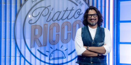 Alessandro Borghese in Piatto Ricco per TV8 [credit: courtesy of TV8]