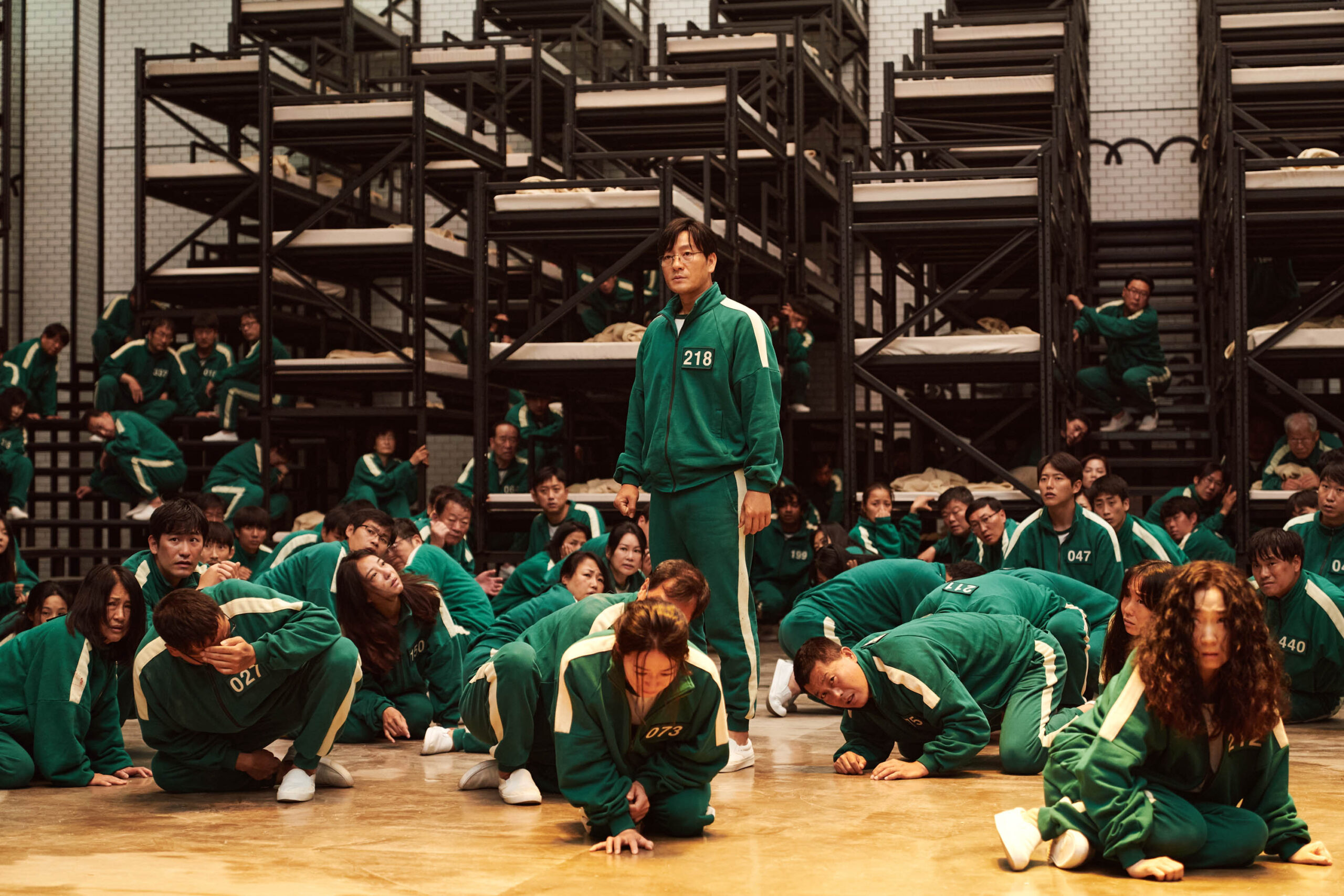 Squid Game 1x02 - Foto dal set [credit: Youngkyu Park; courtesy of Netflix]