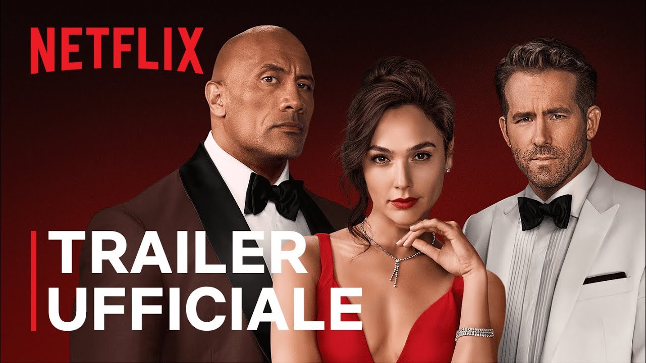 Red Notice, trailer del film con Dwayne Johnson, Gal Gadot e Ryan Reynolds su Netflix