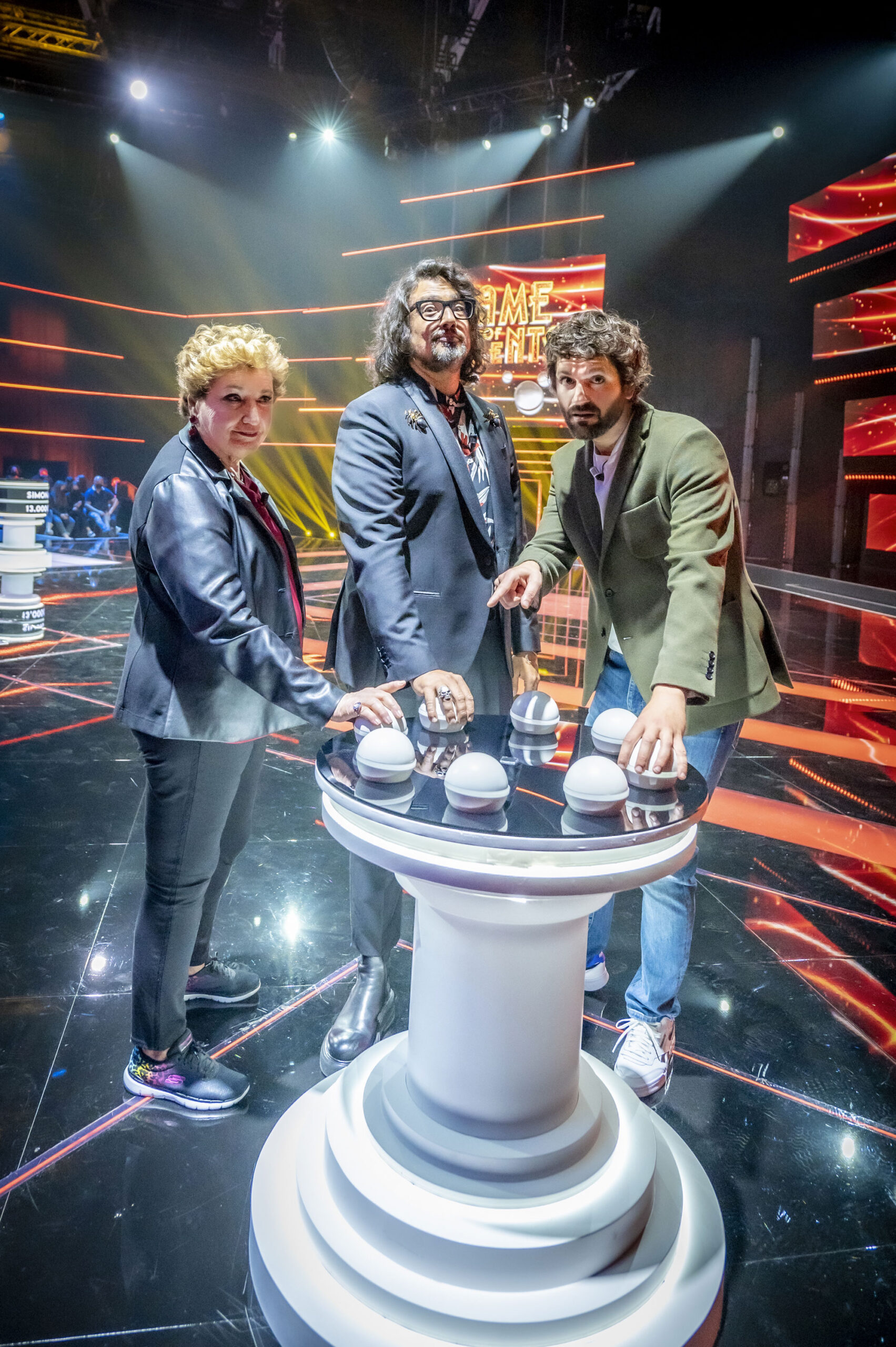 Game of Talents su TV8 con Alessandro Borghese, Mara Maionchi e Frank Matano [credit: foto di Francesco Prandoni; courtesy of TV8]