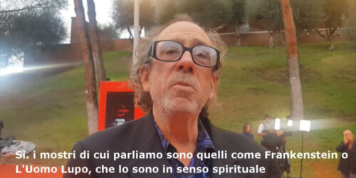 RomaFF16, Intervista a Tim Burton: ‘I mostri? Meglio degli esseri umani’ (Video)