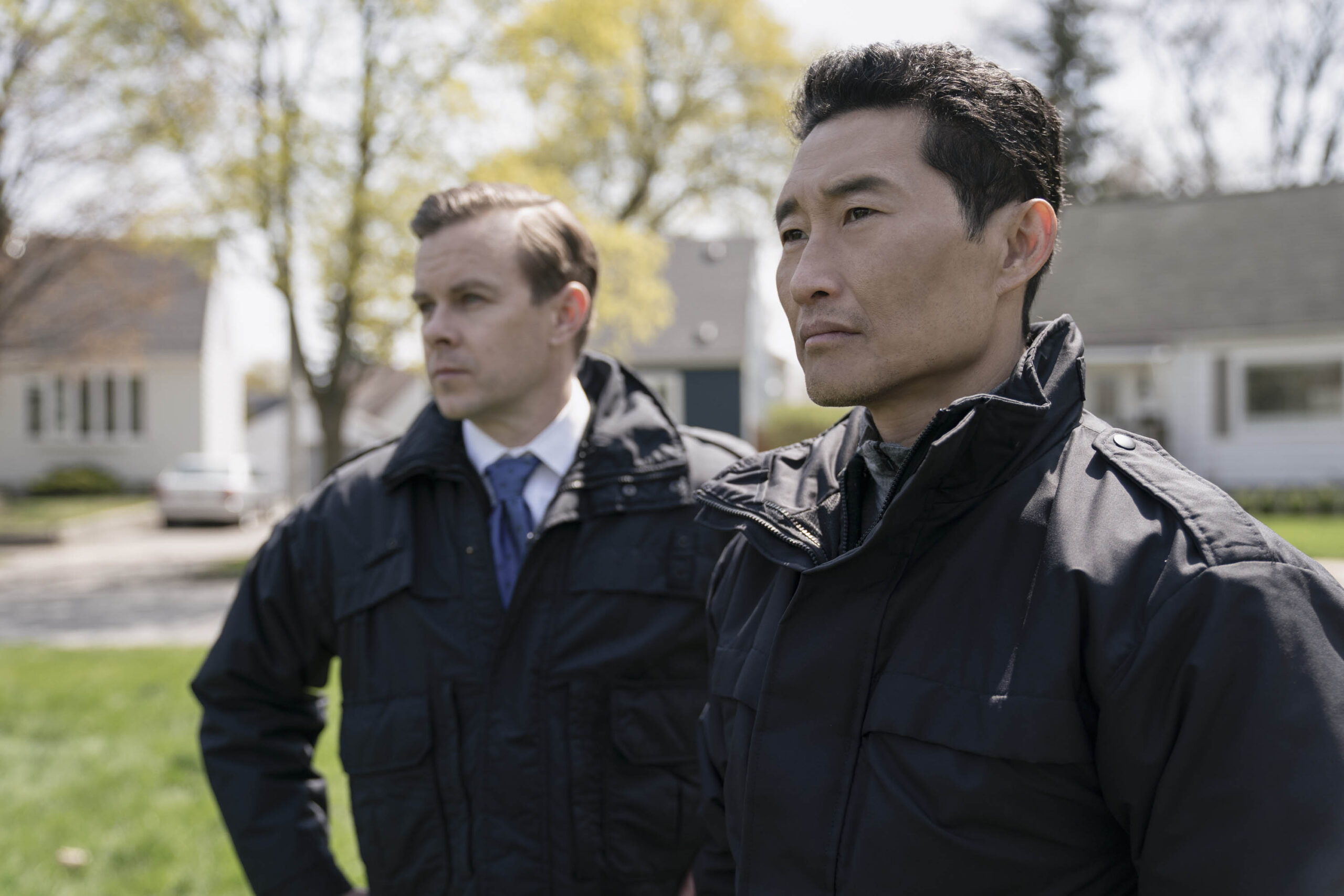 Morgan Kelly e Daniel Dae Kim in The Hot Zone: minaccia antrace 1x05 [credit: National Geographic/Peter Stranks]