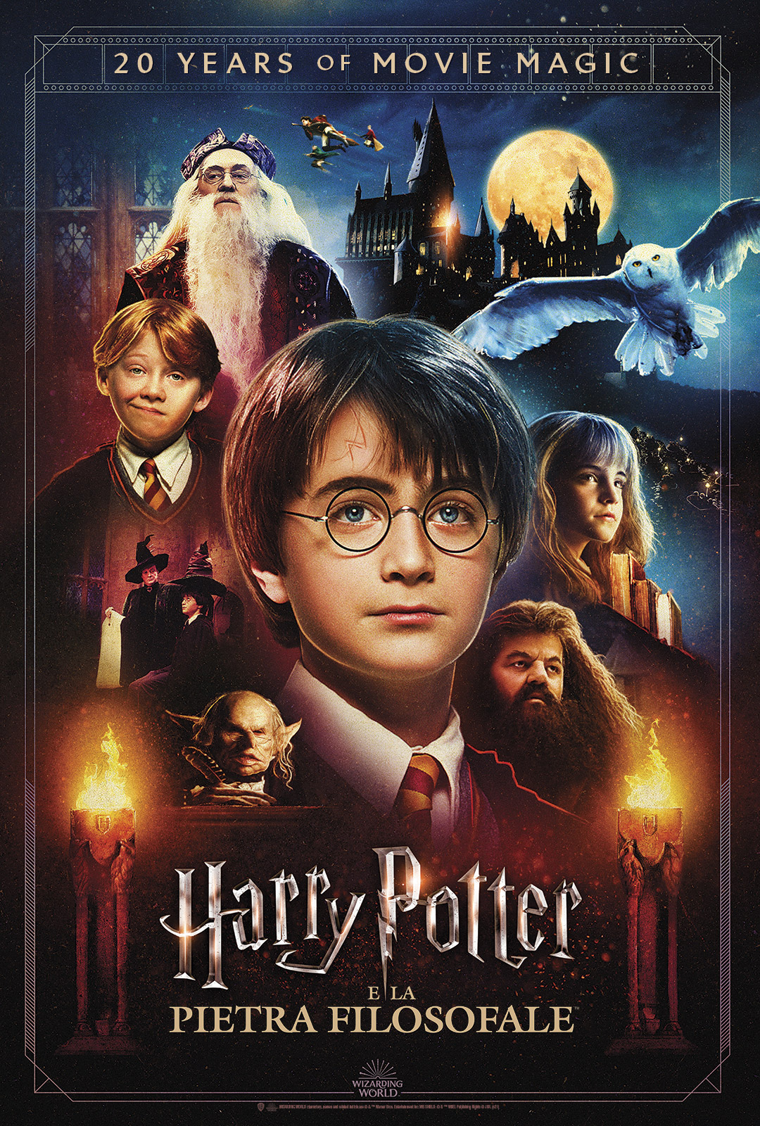 Poster Harry Potter e la Pietra Filosofale - 20o Anniversario