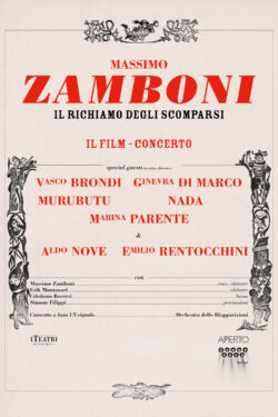 Locandina Massimo Zamboni - Il richiamo degli scomparsi - Il Film Concerto