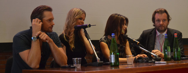 Alexander Skarskard, Kristin Bauer e Valentina Cervi al Roma Fiction Fest