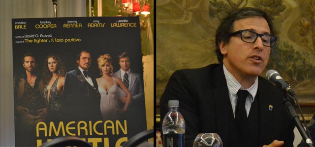 American Hustle: David O' Russell presenta a Roma il suo ultimo film