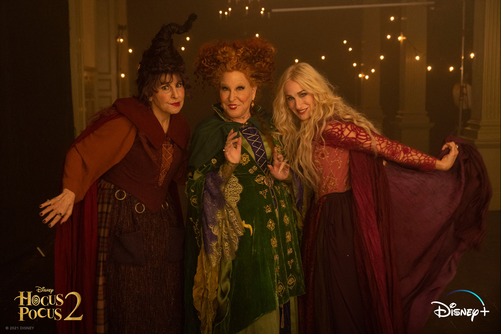 Il logo e la prima immagine di Hocus Pocus 2 [credit: courtesy of Disney Italia]