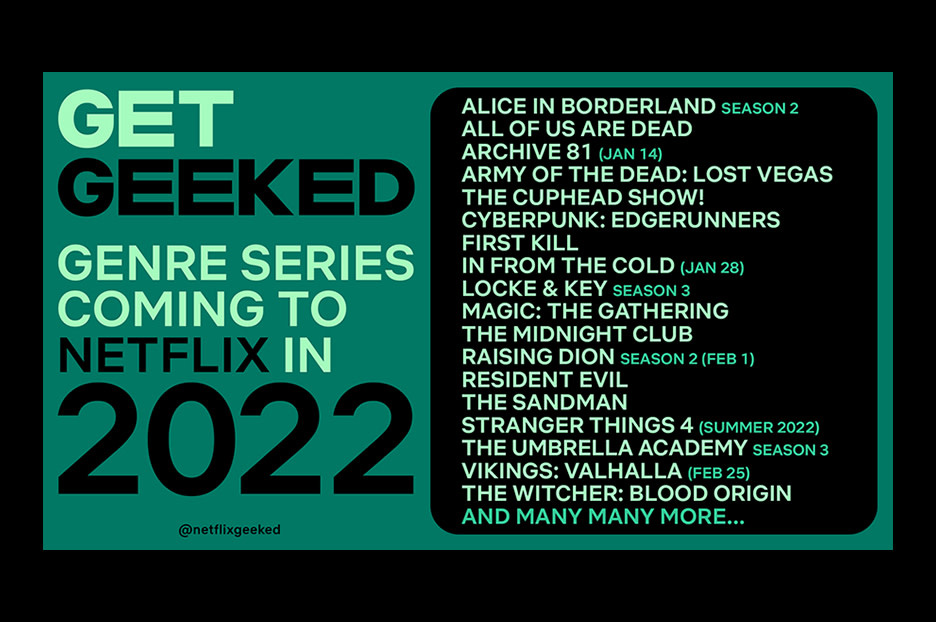 Netflix anticipa alcune serie in arrivo nel 2022
