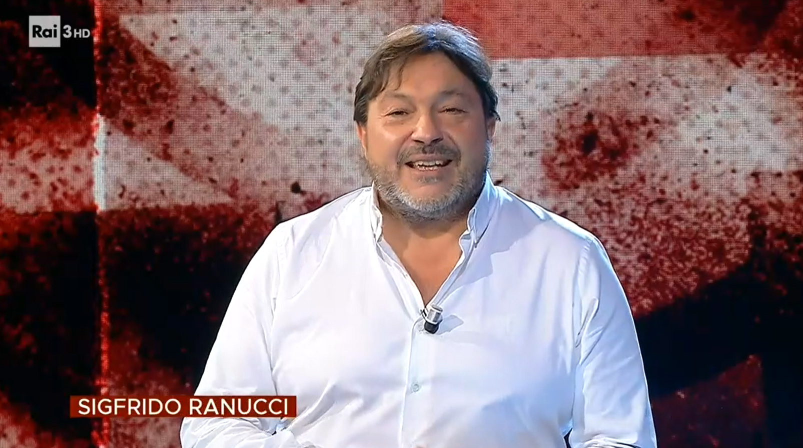 Sigfrido Ranucci, conduttore di Report su Rai3