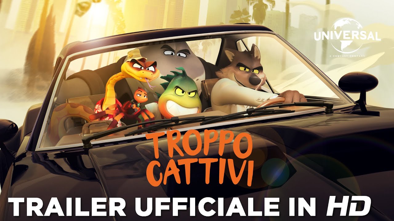 Troppo Cattivi, trailer della commedia d'azione animata della DreamWorks Animation