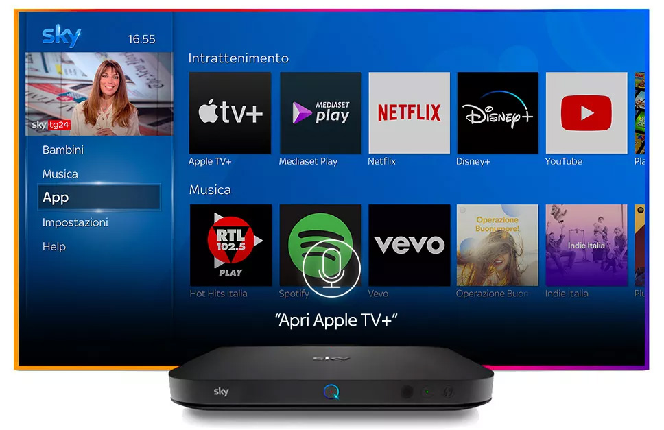 Apple TV Plus su Sky Q