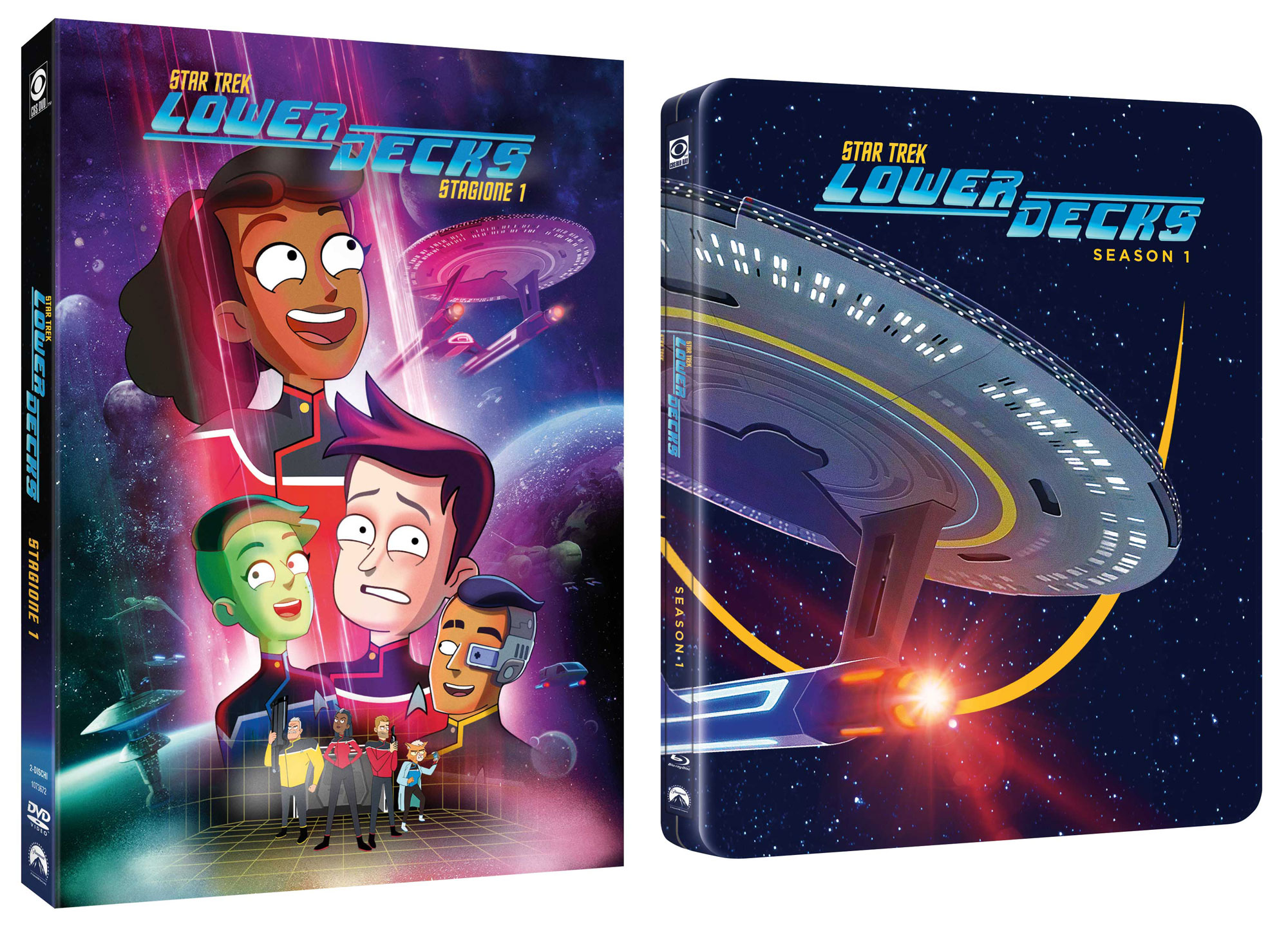 Star Trek Lower Decks - Stagione 1 in DVD e Steelbook Blu-ray