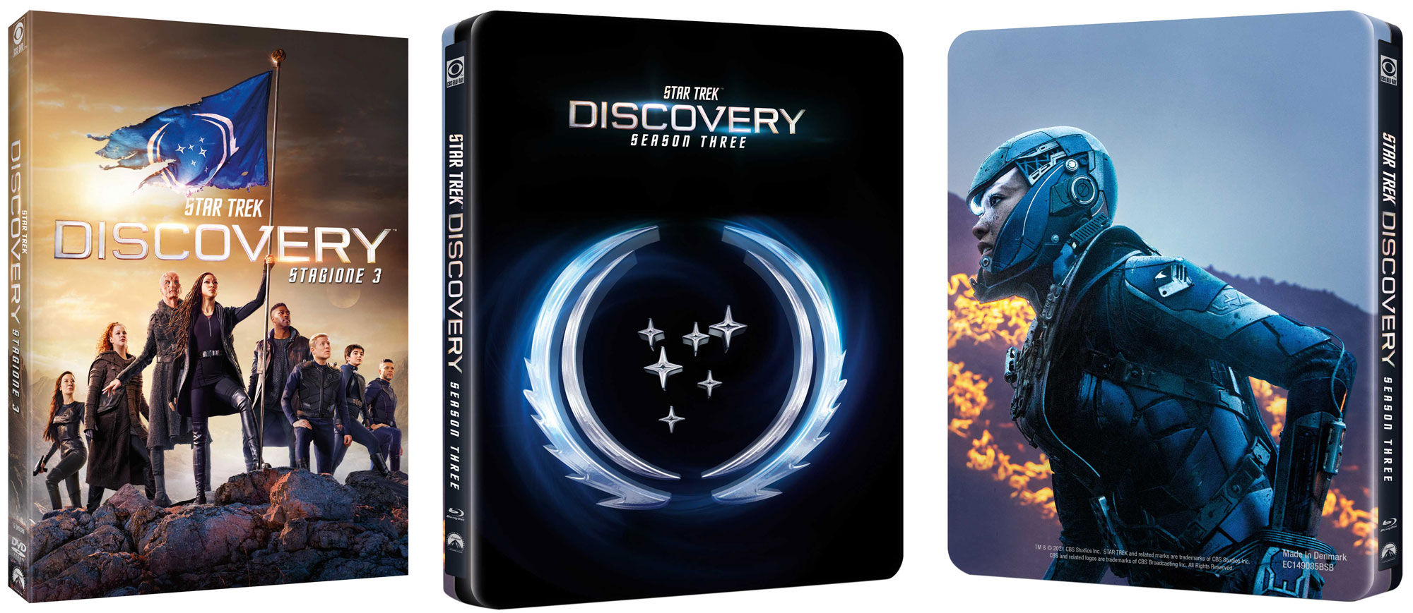 Star Trek Discovery - Stagione 3 in DVD e Steelbook Blu-ray