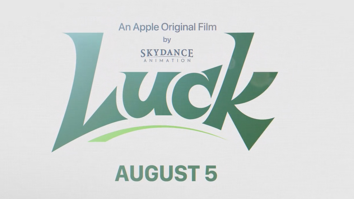 Luck, il Logo Animato del film Apple Original Films e Skydance Animation da Agosto su Apple TV Plus